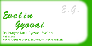evelin gyovai business card